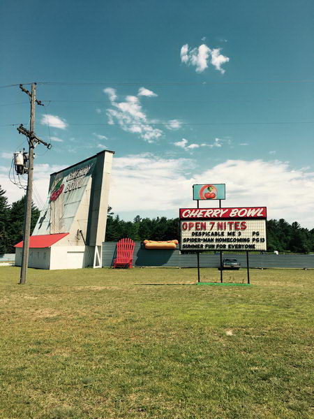 Cherry Bowl Drive-In Theatre - July 2017 (newer photo)